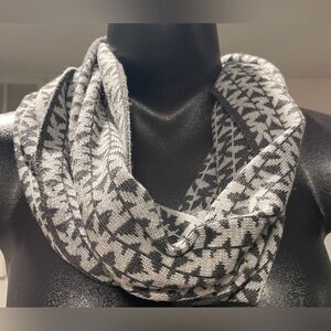 Michael Kors Logo Black and Gray Scarf